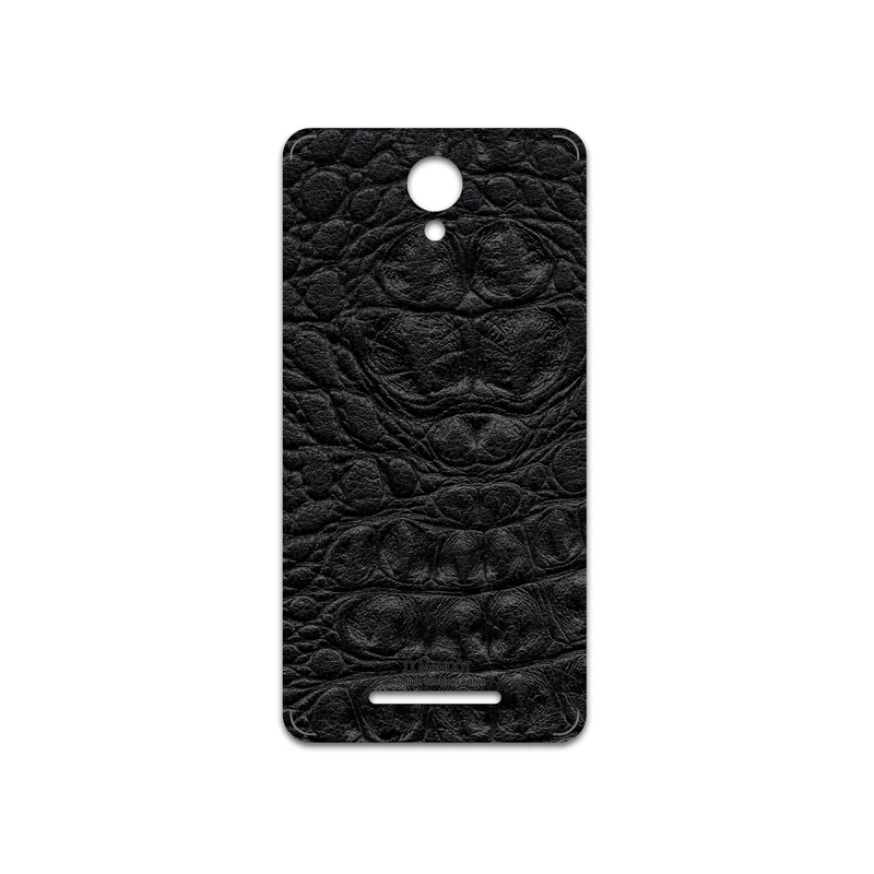 برچسب پوششی ماهوت مدل Black-Crocodile-Leather مناسب برای گوشی موبایل شیائومی Redmi Note 2
