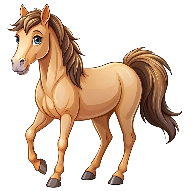 استیکر پارچه و لباس پاد آفرین مدل اسب کد DKST615