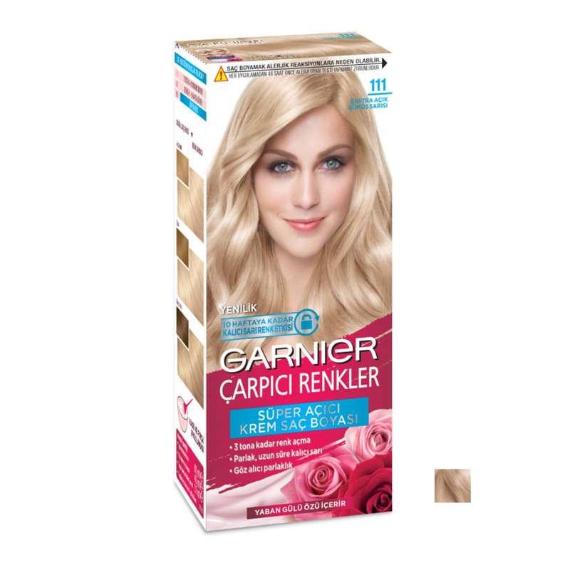 کیت رنگ مو گارنیه شماره 111 حجم 40 میلی لیتر رنگ بلوند نقره ای