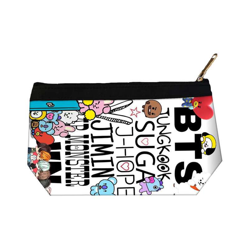 کیف لوازم آرایش زنانه مدل BTS کد 2381