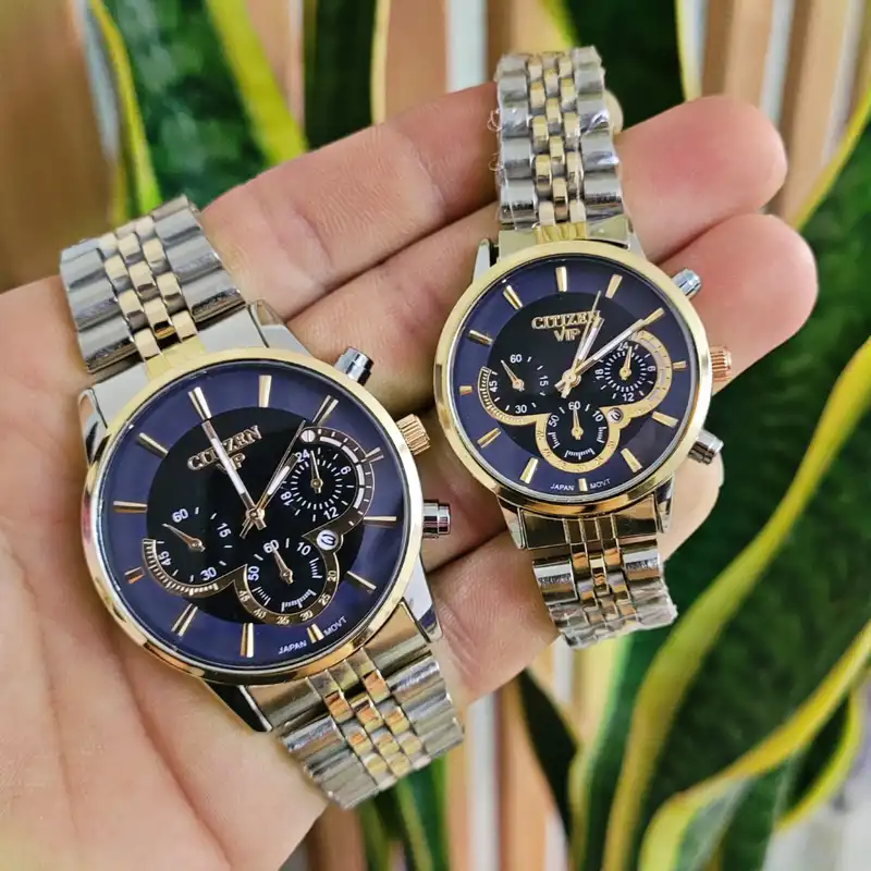 ست ساعت مچی عقربه ای زنانه و مردانه مدل Cit09