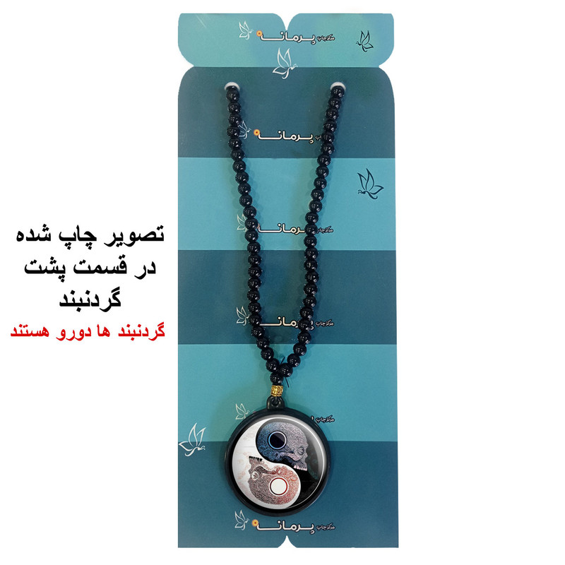 گردنبند پرمانه طرح اسکلت و خفن کد pmd.14652 مدل دو طرفه