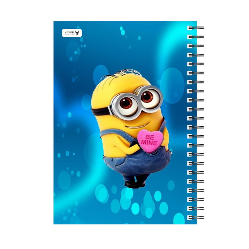 دفتر 120 برگ ویتادل طرح مینینون ها مدل 3