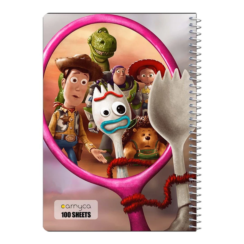 دفتر مشق 100 برگ سیمی کارنیکا طرح داستان اسباب بازی Toy Story کد 59188