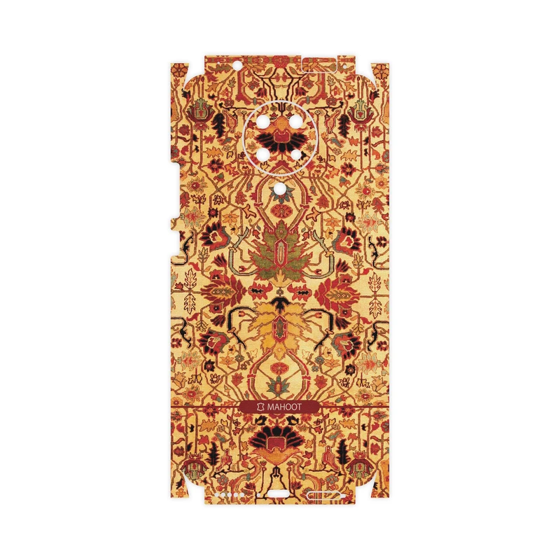 برچسب پوششی ماهوت مدل Persian-Carpet-Yellow-FullSkin مناسب برای گوشی موبایل شیائومی Pocophone F2 Pro