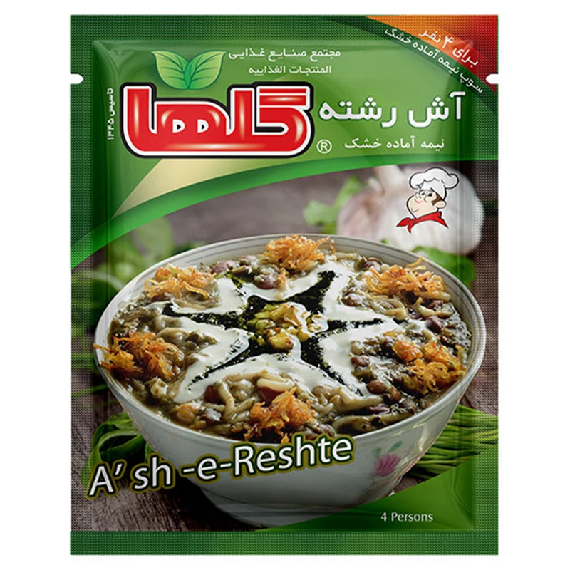 آش رشته نیمه آماده گلها 90 گرم