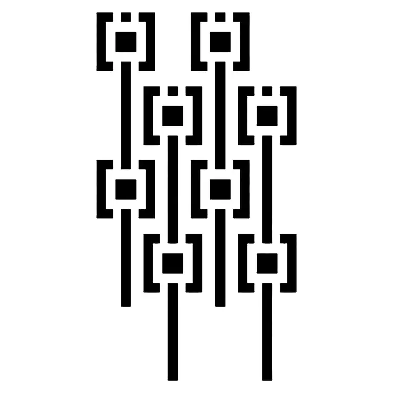 شابلون باتیس آرت طرح پترن کد 444