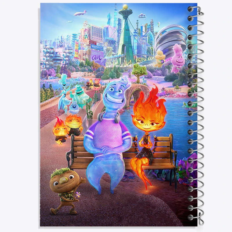 دفتر شطرنجی 50 برگ خندالو مدل بنیادین Elemental کد 31040