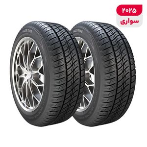 لاستیک خودرو یزد تایر مدل NEPTUNE سایز 15 / 60 / 195 میلی‌متر تولید سال 2025 - 2 حلقه