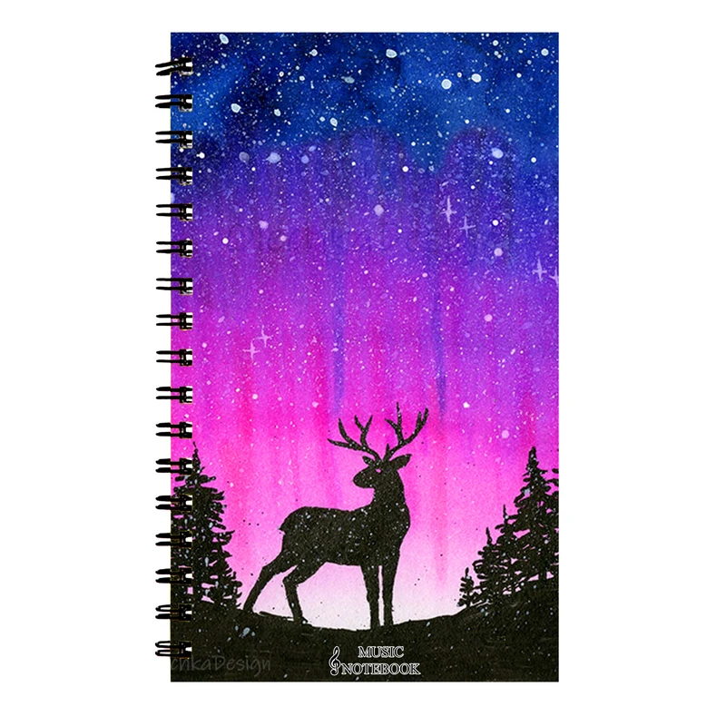 دفتر نت موسیقی طرح گوزن گلکسی کد DN-700