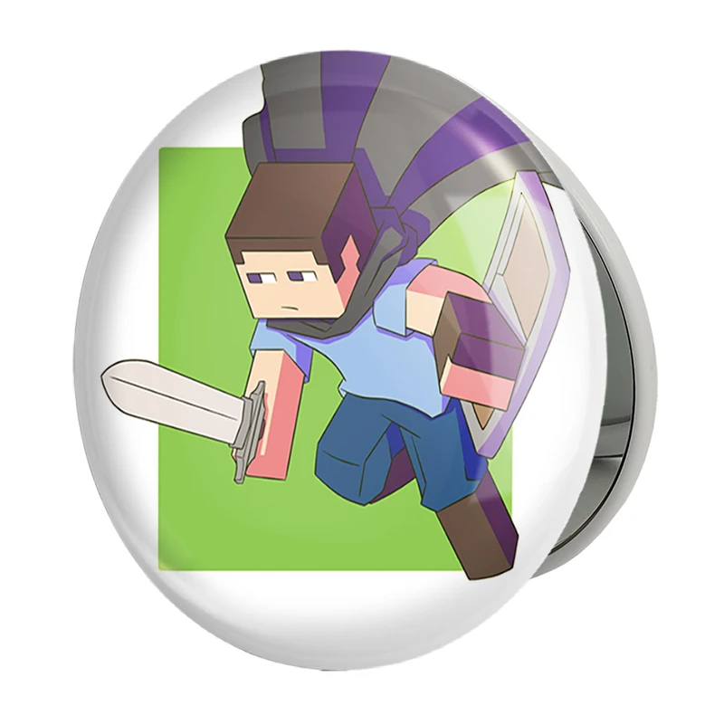 آینه جیبی خندالو طرح بازی ماینکرافت (Minecraft) مدل تاشو کد 36968