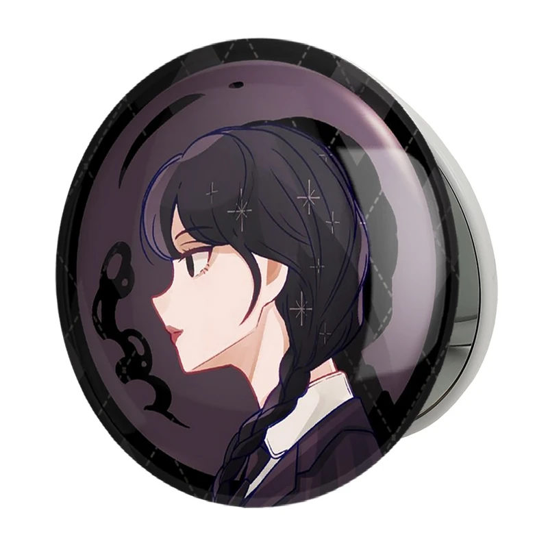 آینه جیبی خندالو طرح سریال ونزدی Wednesday مدل تاشو کد 25229 