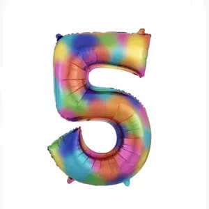 بادکنک فویلی مدل عدد 5