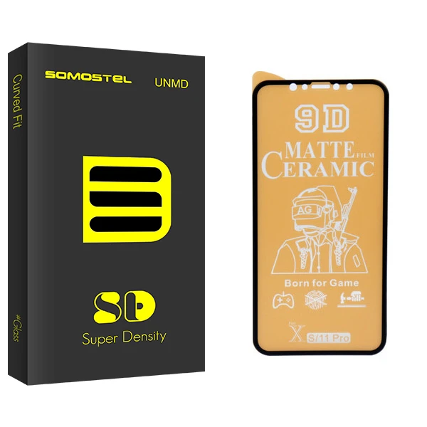 محافظ صفحه نمایش سرامیکی مات سوماستل مدل SD Glass مناسب برای گوشی موبایل اپل iphone11PRO / X/XS