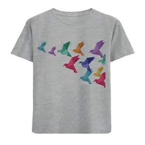 تی شرت بچگانه مدل پرنده کاغذی F136