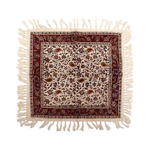 رومیزی قلمکار زابلیان مدل گل ریز کد 240-11-118