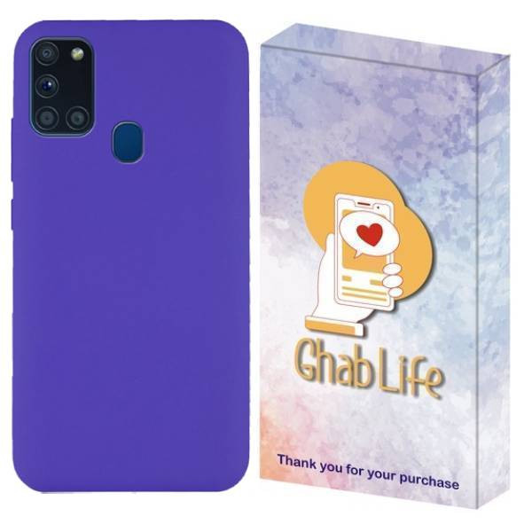 کاور قاب لایف مدل سیلیکونی پاک کنی مناسب برای گوشی موبایل سامسونگ Galaxy A21s
