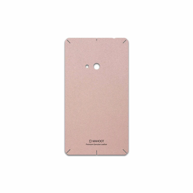 برچسب پوششی ماهوت مدل Rose Gold Leather مناسب برای گوشی موبایل نوکیا Lumia 625