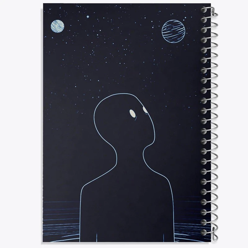 دفتر مشق 50 برگ خندالو مدل فضایی کد 25168