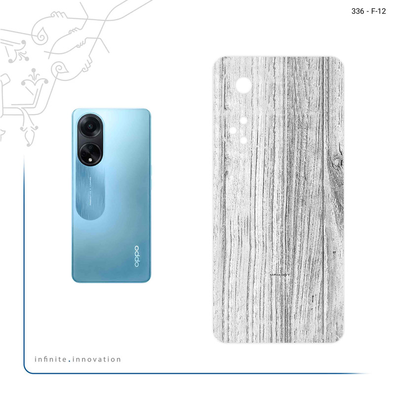 برچسب پوششی ماهوت مدل White_Wood مناسب برای گوشی موبایل اپو A98