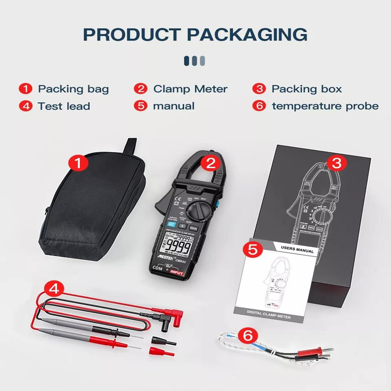 مولتی متر کلمپی دیجیتال مستک مدل CM83C مولتی متر کلمپی دیجیتال مستک مدل CM83C