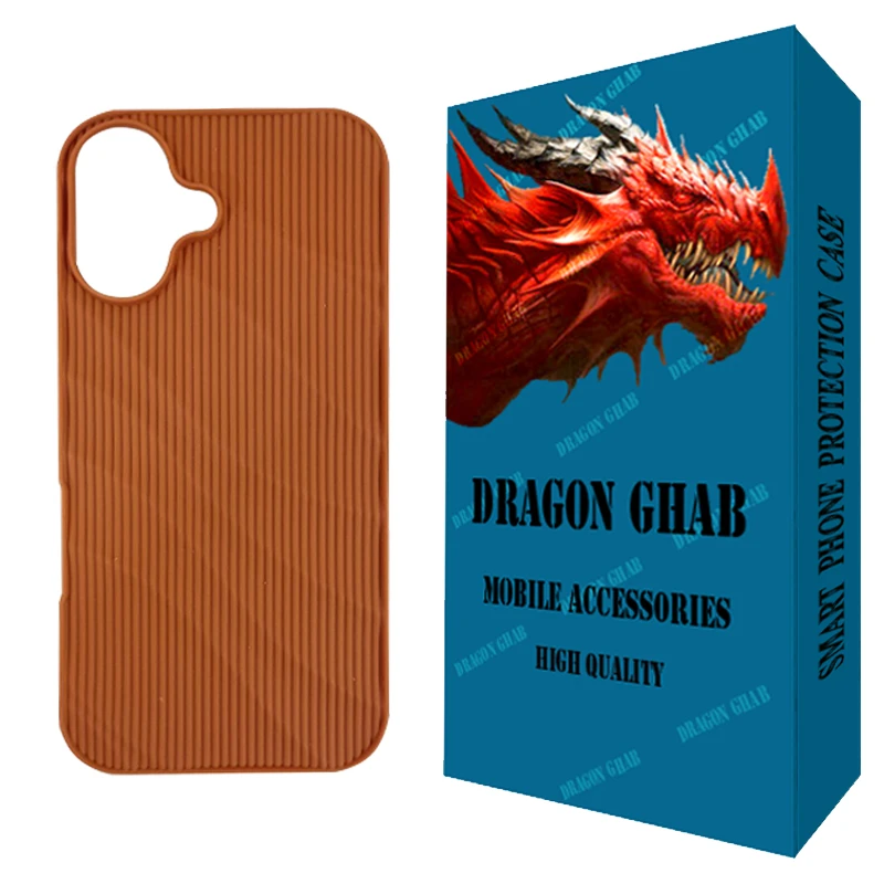 کاور دراگون قاب مدل کبریتی طرح منحنی مناسب برای گوشی موبایل اپل iPhone 16