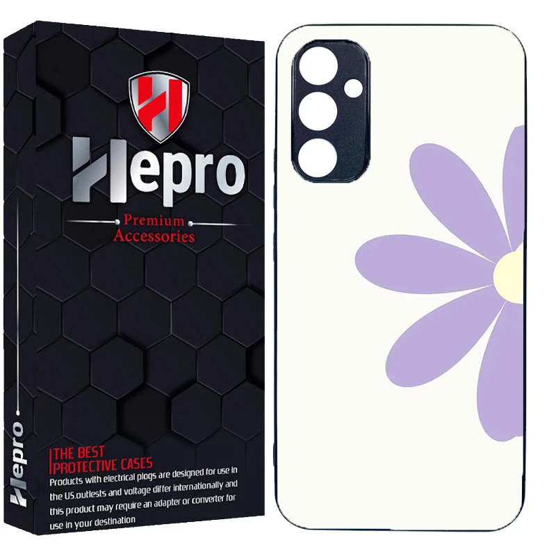 کاور هپرو طرح گل کد TPU-809 مناسب برای گوشی موبایل سامسونگ Galaxy A15