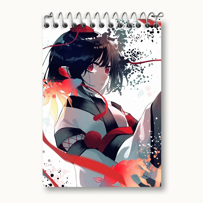 دفتر یادداشت 50 برگ خندالو مدل بازی توهو (Touhou) کد 35753