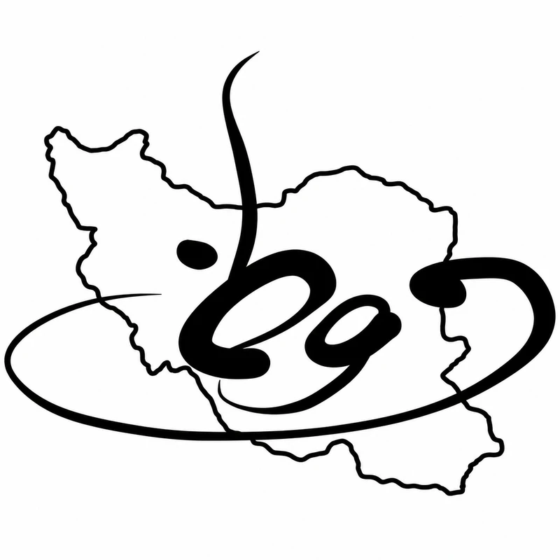 استیکر پارچه و لباس مدل دی تی اف طرح ایران کد 12.02
