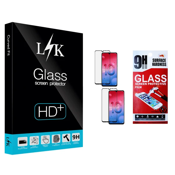محافظ صفحه نمایش ال کی مدل +HD مناسب برای گوشی موبایل آنر 10Liteبسته ی دو عددی