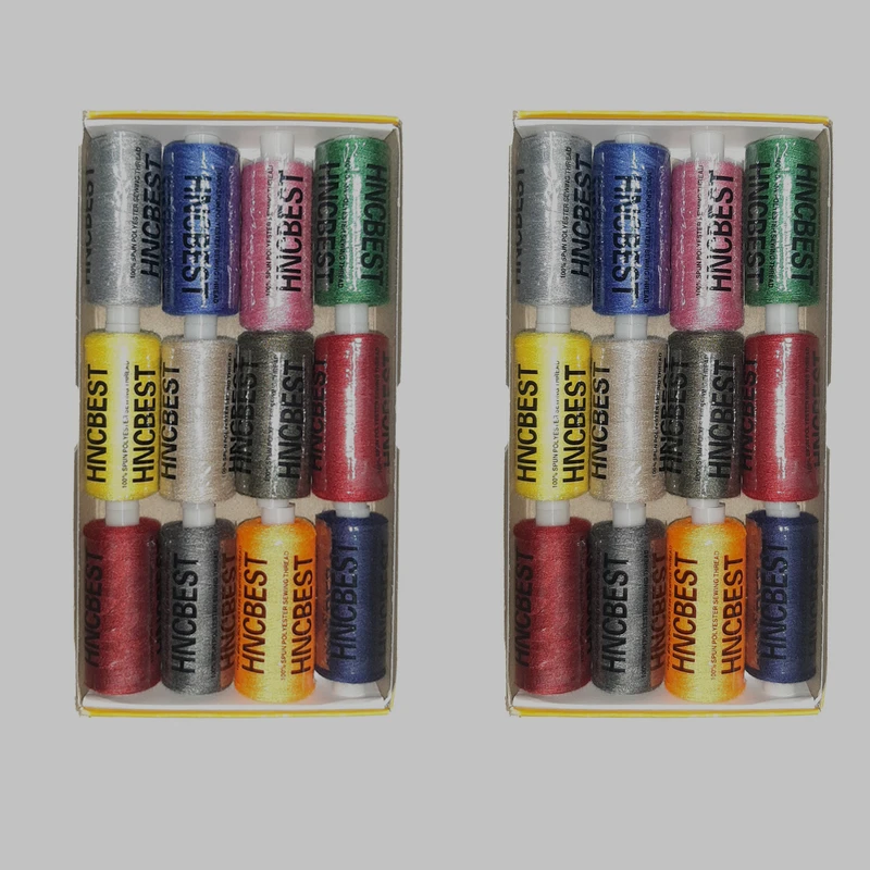 نخ خیاطی مدل cd بسته 24 عددی