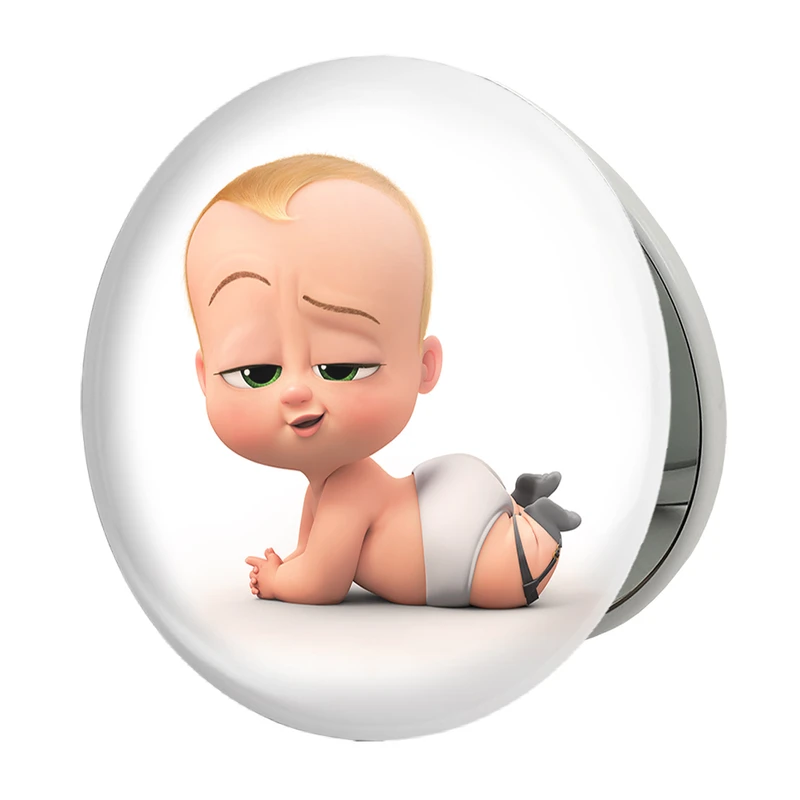 آینه جیبی خندالو طرح بچه رئیس Boss Baby مدل تاشو کد 10330 