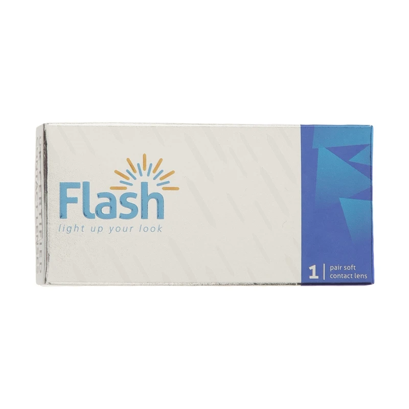 لنز چشم فلش مدل الیکسور رنگ اخرایی