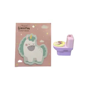 کاغذ یادداشت چسب دار طرح یونیکورن کد 77 به همراه تراش