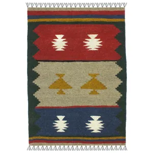 گلیم دستبافت یک متری مدل پادری کد J163