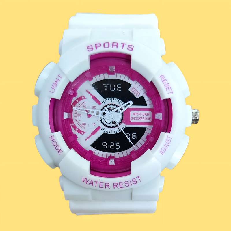 ساعت مچی عقربه ای بچگانه مدل اسپرت تک زمانه S