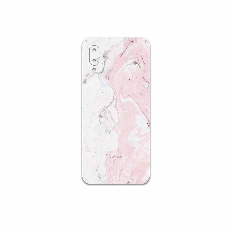 برچسب پوششی ماهوت مدل Blanco-Pink-Marble مناسب برای گوشی موبایل سامسونگ Galaxy M02