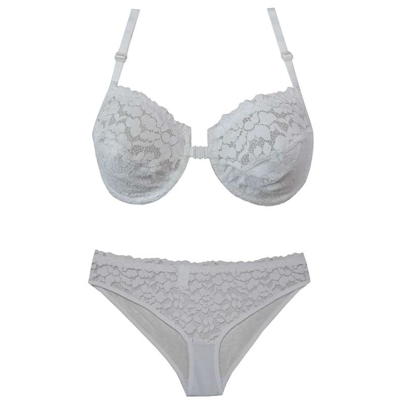 ست شورت و سوتین زنانه مدل از جلوبازشو کد H-505