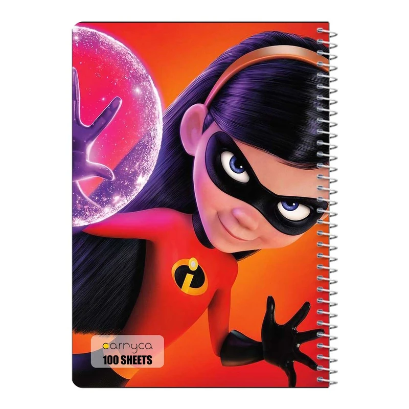 دفتر مشق 100 برگ سیمی کارنیکا طرح شگفت انگیزان The Incredibles کد 66347