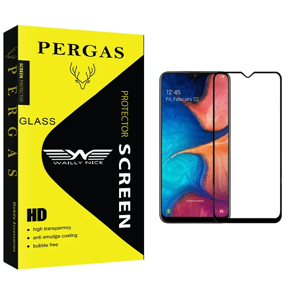 محافظ صفحه نمایش وایلی نایس مدل Pergas Glass مناسب برای گوشی موبایل سامسونگGLAXY A20
