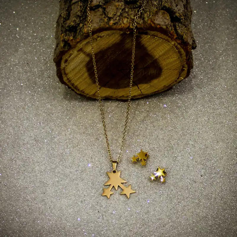 نیم ست زنانه طرح ستاره کد RKH_1468