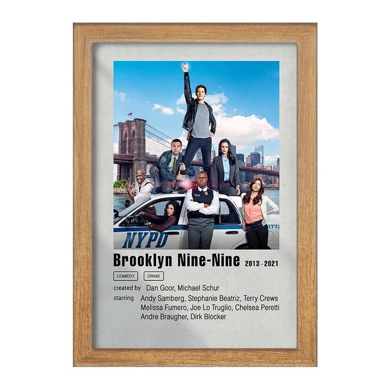 تابلو خندالو مدل بروکلین نه نه (Brooklyn Nine-Nine) کد F11289