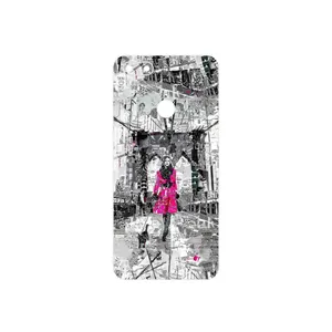 MAHOOT Collage of Catwalk Bridge Cover Sticker for Motorola Moto E6 Play