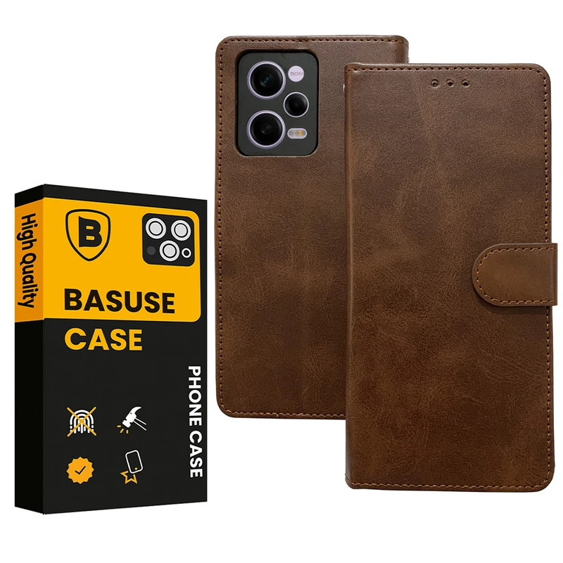 کیف کلاسوری باسئوس طرح Magneti کد M004 مناسب برای گوشی موبایل شیائومی Redmi Note 12PRO 5G 