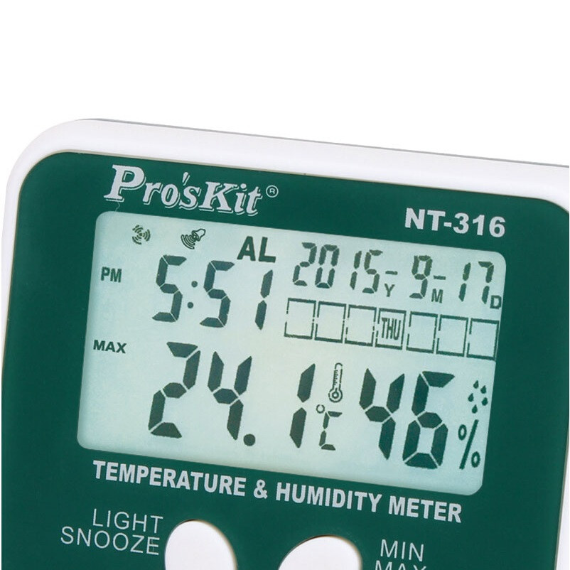 دما سنج و رطوبت سنج پروسکیت مدل NT-316