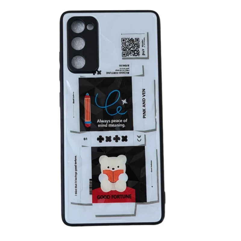 کاور مدل 3D طرح خرس کد 249 مناسب برای گوشی موبایل سامسونگ Galaxy S20 FE
