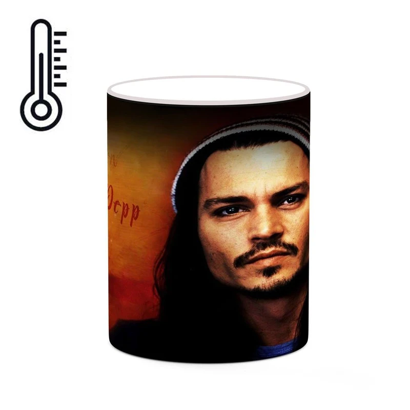 ماگ حرارتی کاکتی طرح جانی دپ Johnny Depp مدل mgh26475