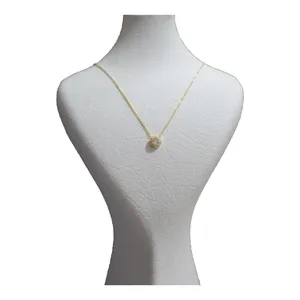 گردنبند نقره زنانه نینوا سیلور مدل تک نگین