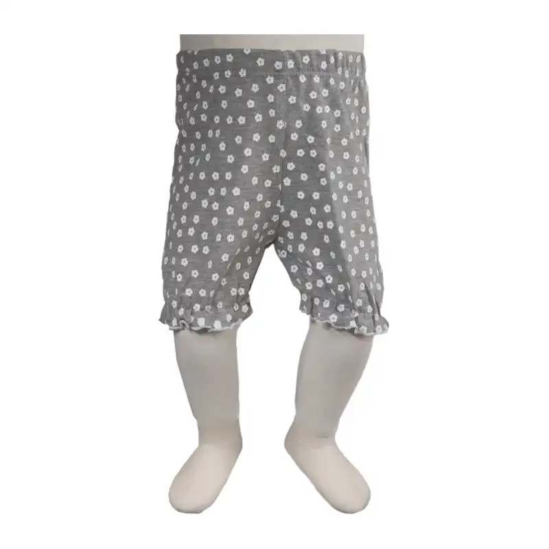 شلوارک نوزادی آدمک مدل خرگوش و گل کد 01