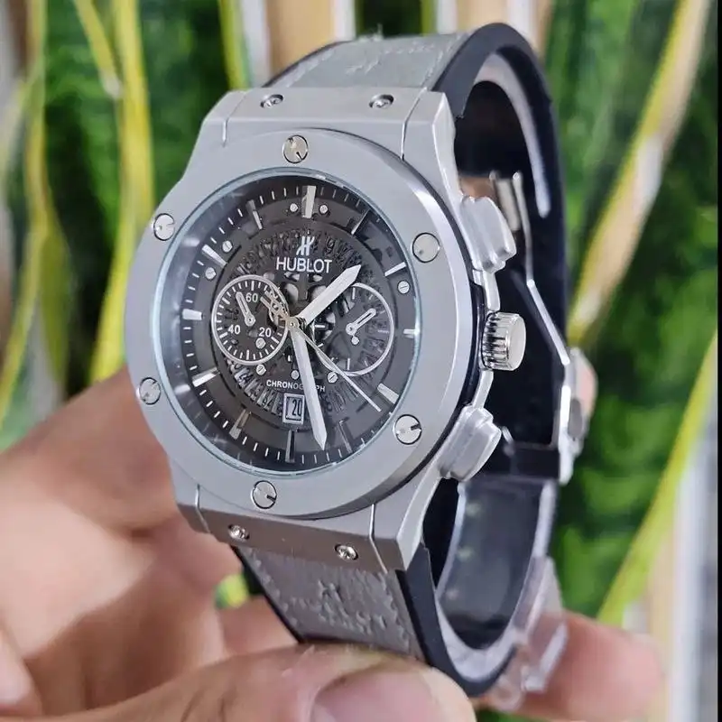 ست ساعت مچی عقربه ای زنانه و مردانه  مدل اسکلتون بیگ بنگ کد tt012